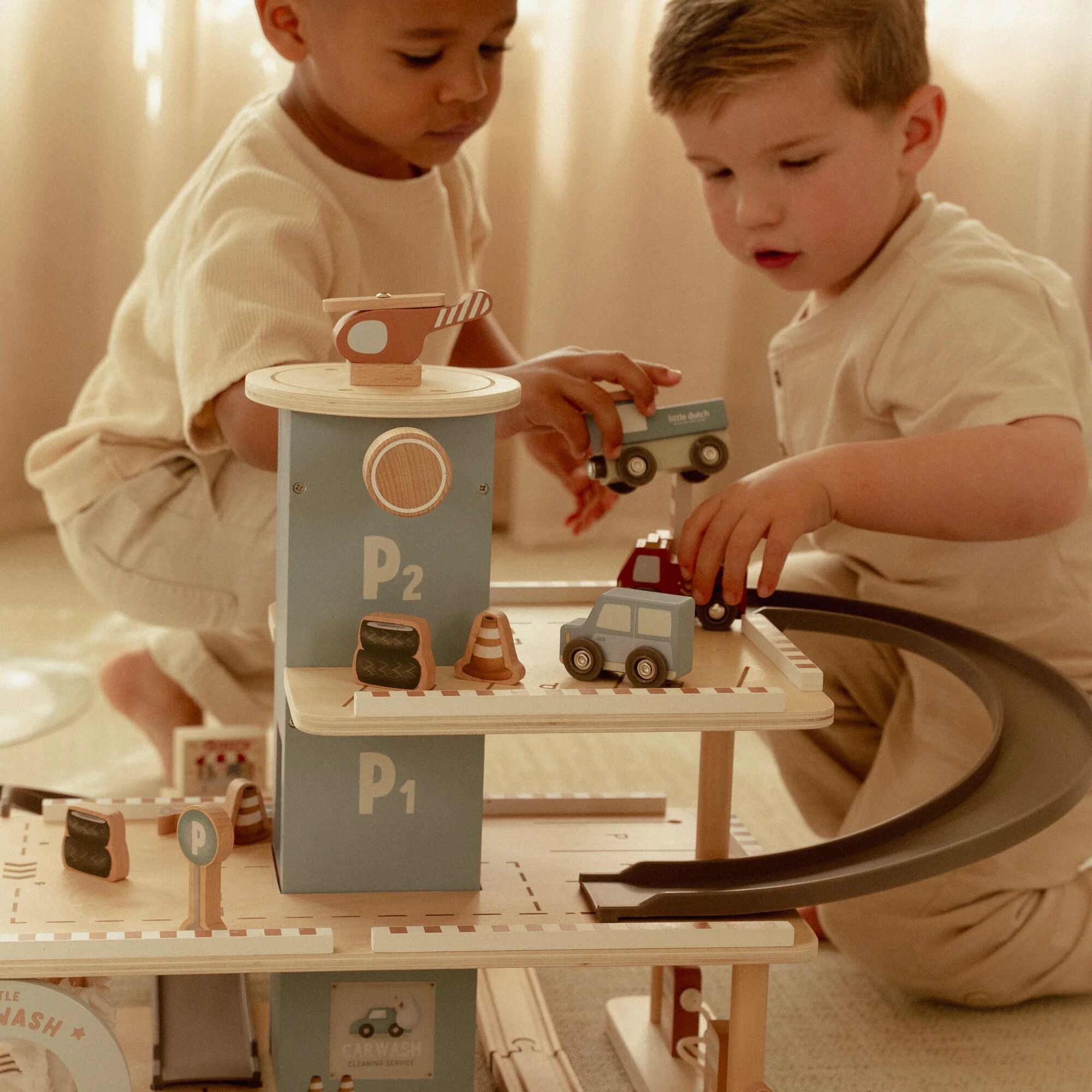 Little Dutch Wooden Parking Garage
