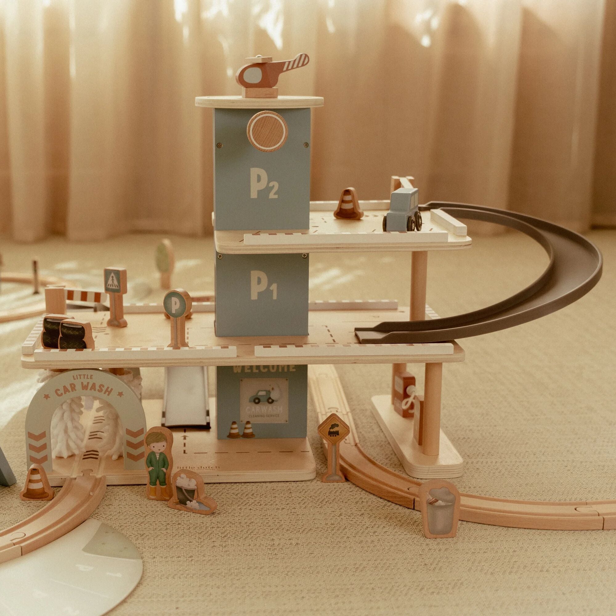 Little Dutch Wooden Parking Garage