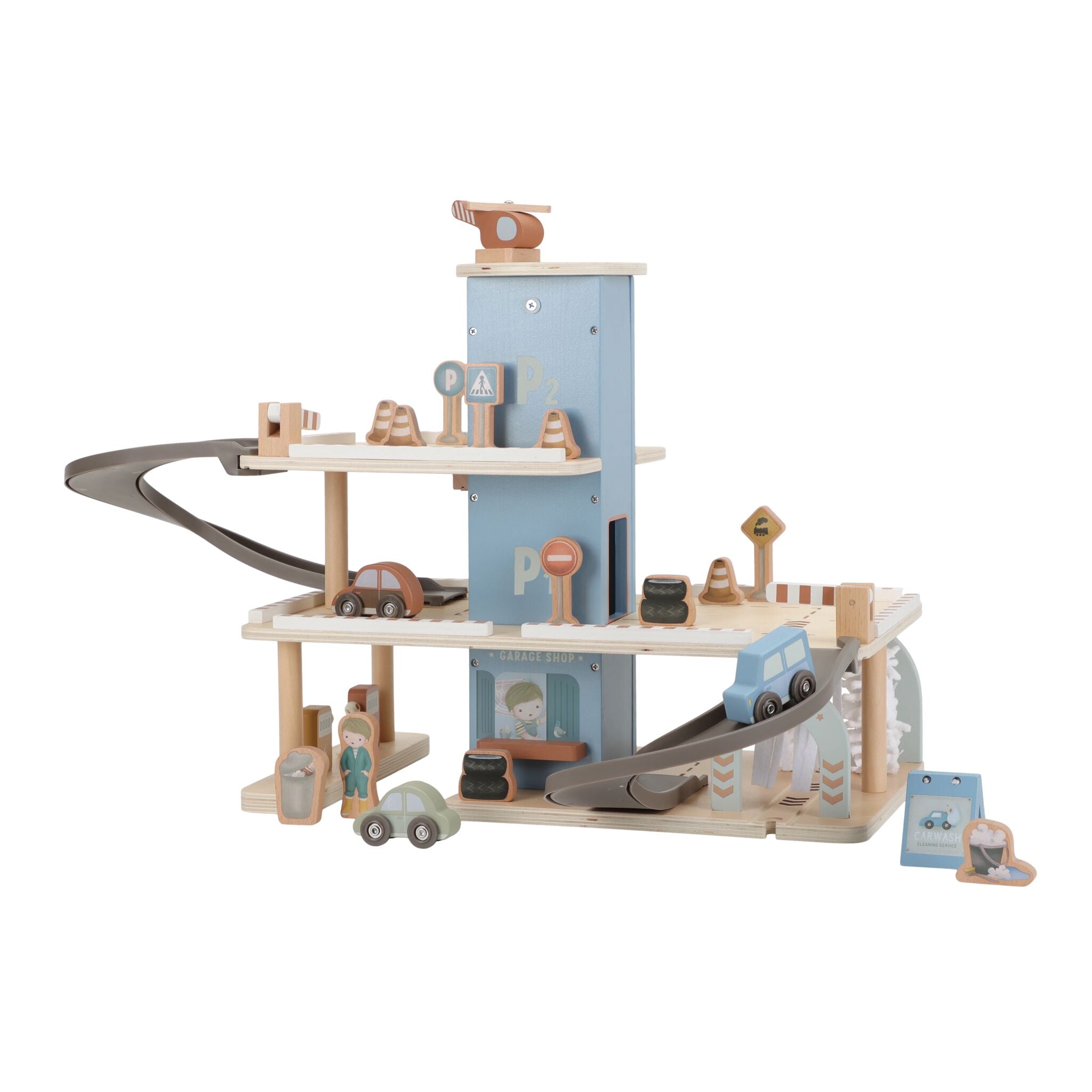 Little Dutch Wooden Parking Garage