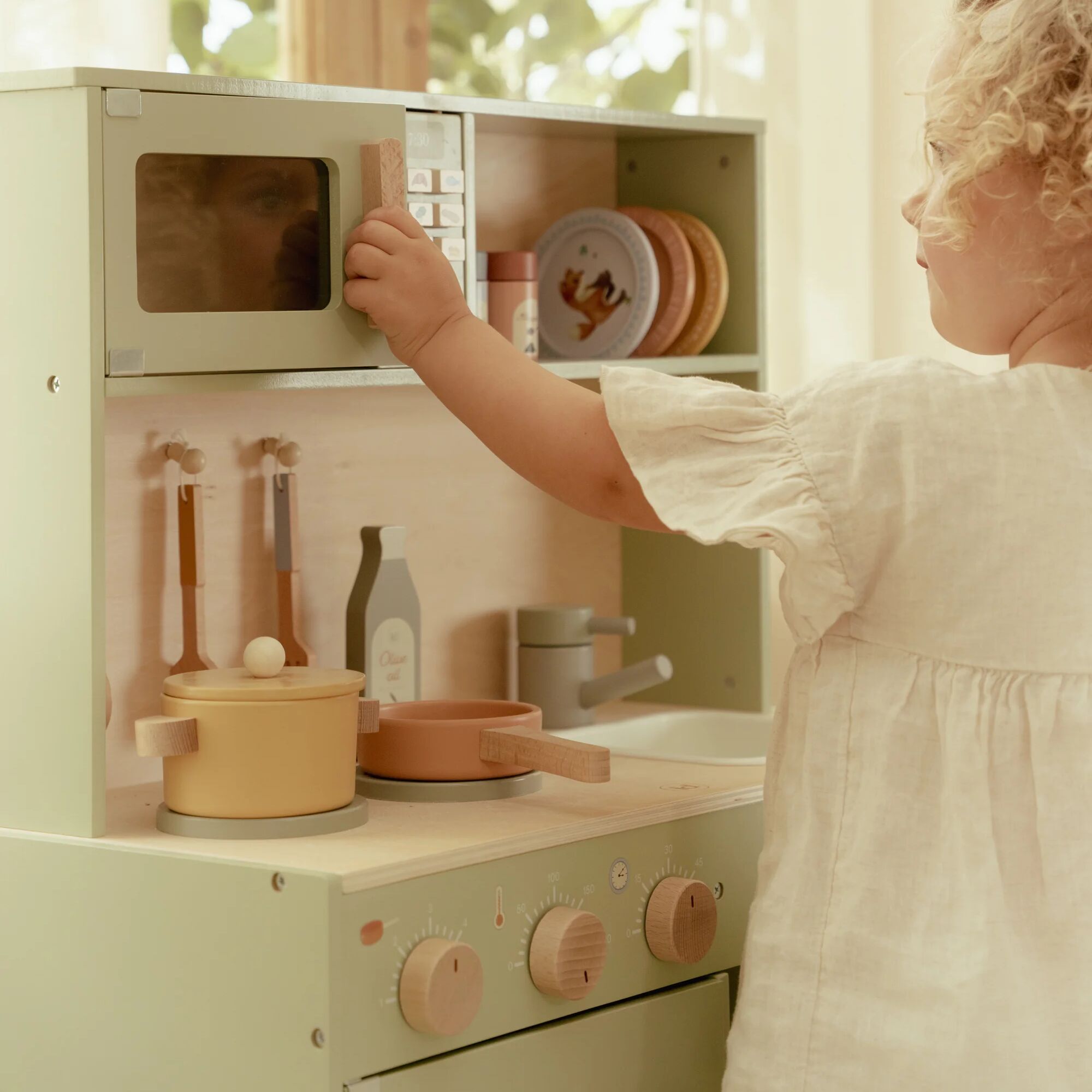 Little Dutch Wooden Play Kitchen – Mint