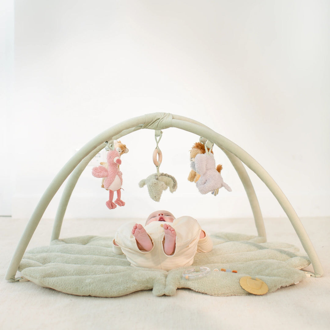 Little Dutch Soft Baby Activity Playmat with Arch – Safari Friends