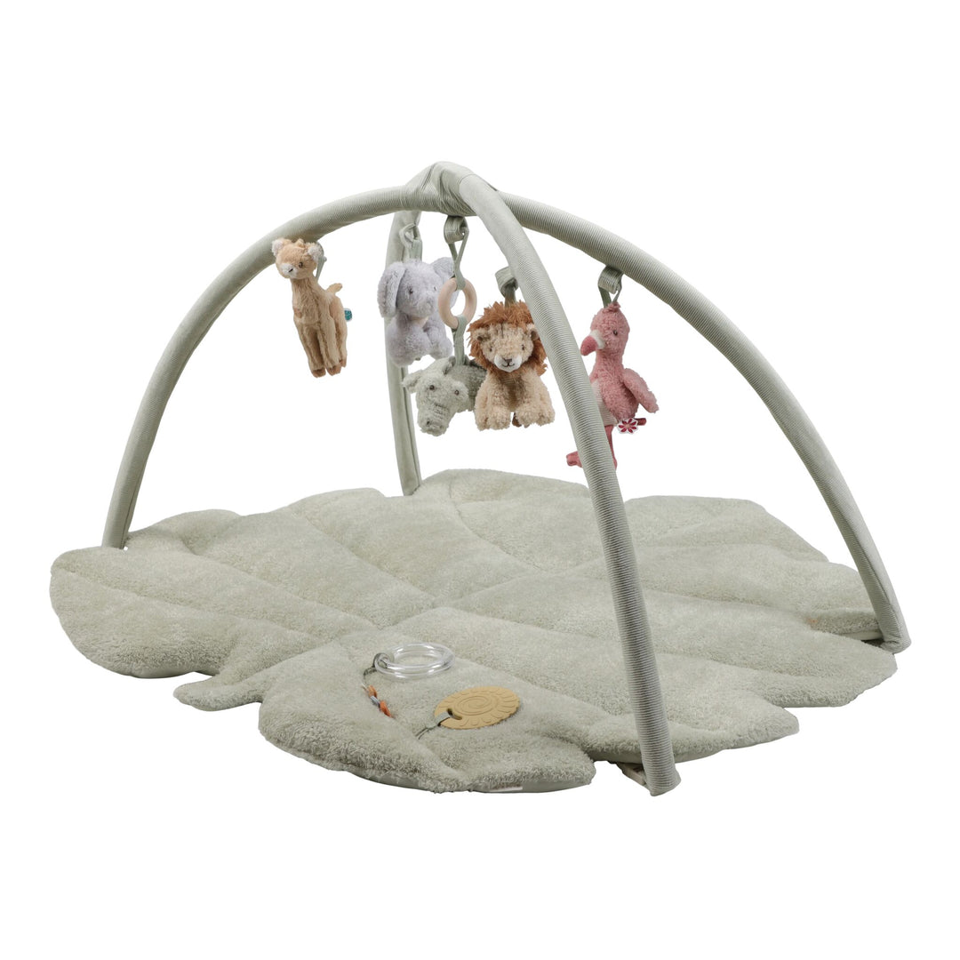 Little Dutch Soft Baby Activity Playmat with Arch – Safari Friends
