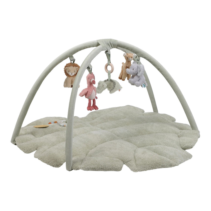Little Dutch Soft Baby Activity Playmat with Arch – Safari Friends