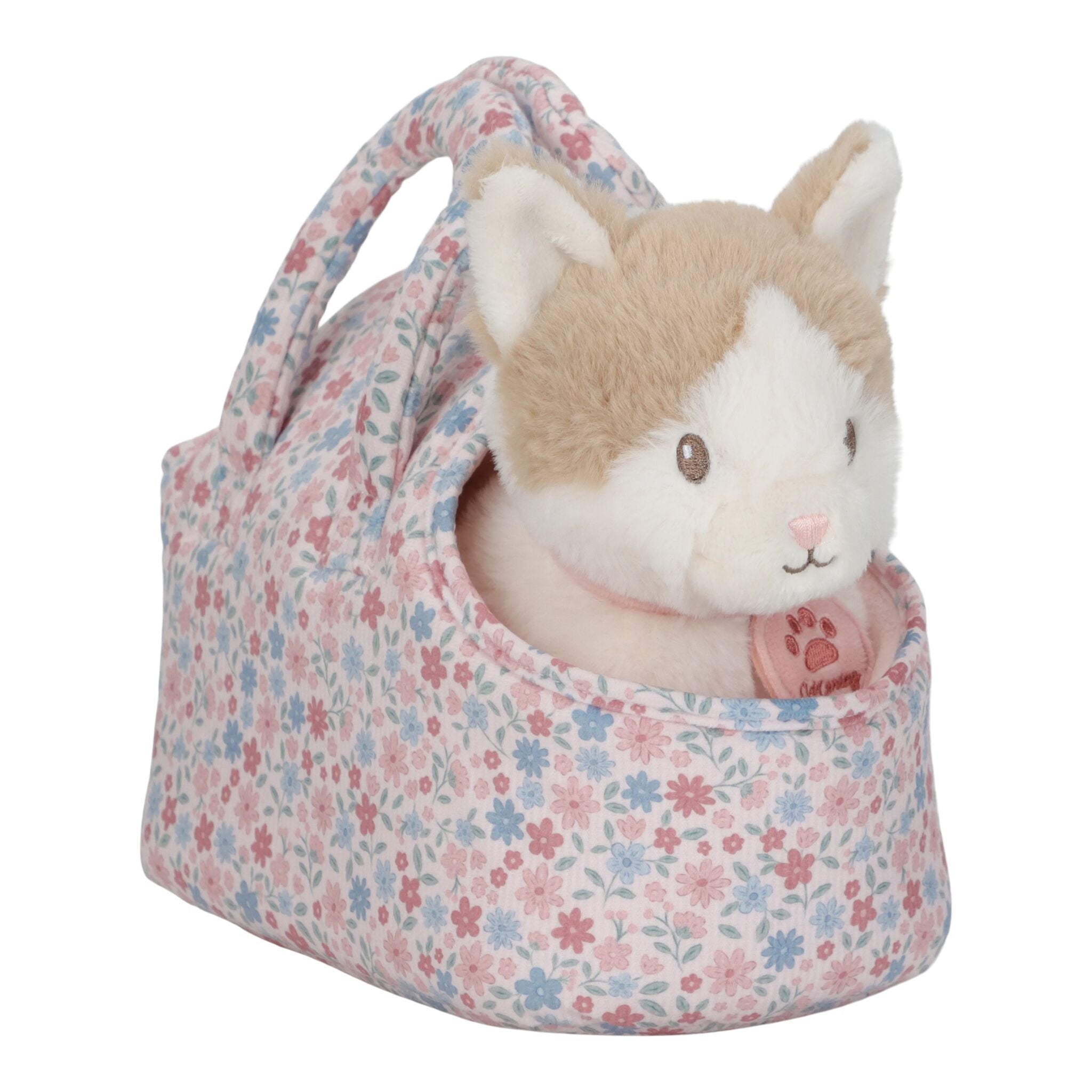 Little Dutch Cuddle Cat in Pink Carry Bag – Marley