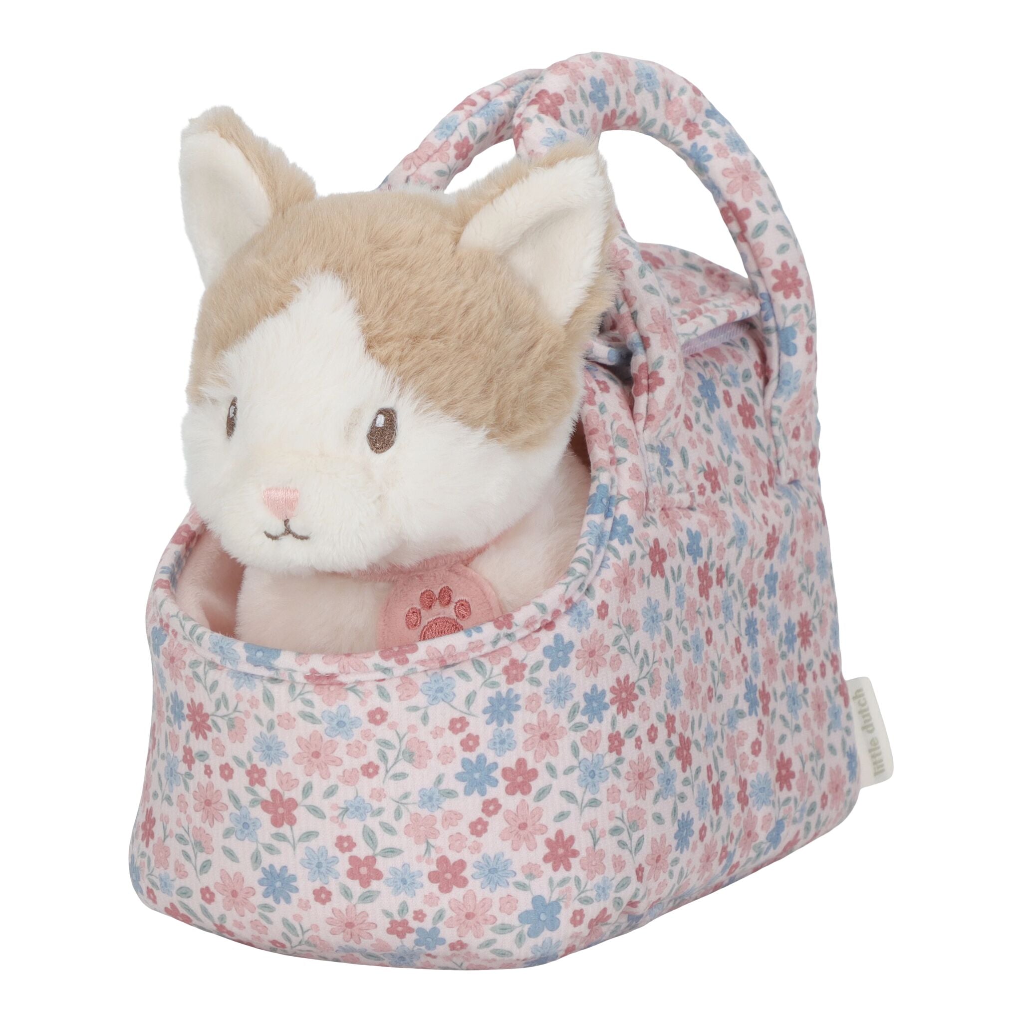 Little Dutch Cuddle Cat in Pink Carry Bag – Marley