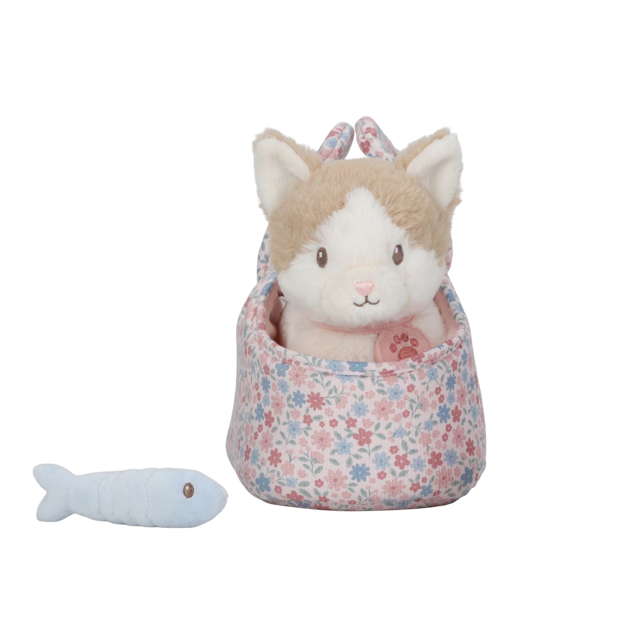 Little Dutch Cuddle Cat in Pink Carry Bag – Marley