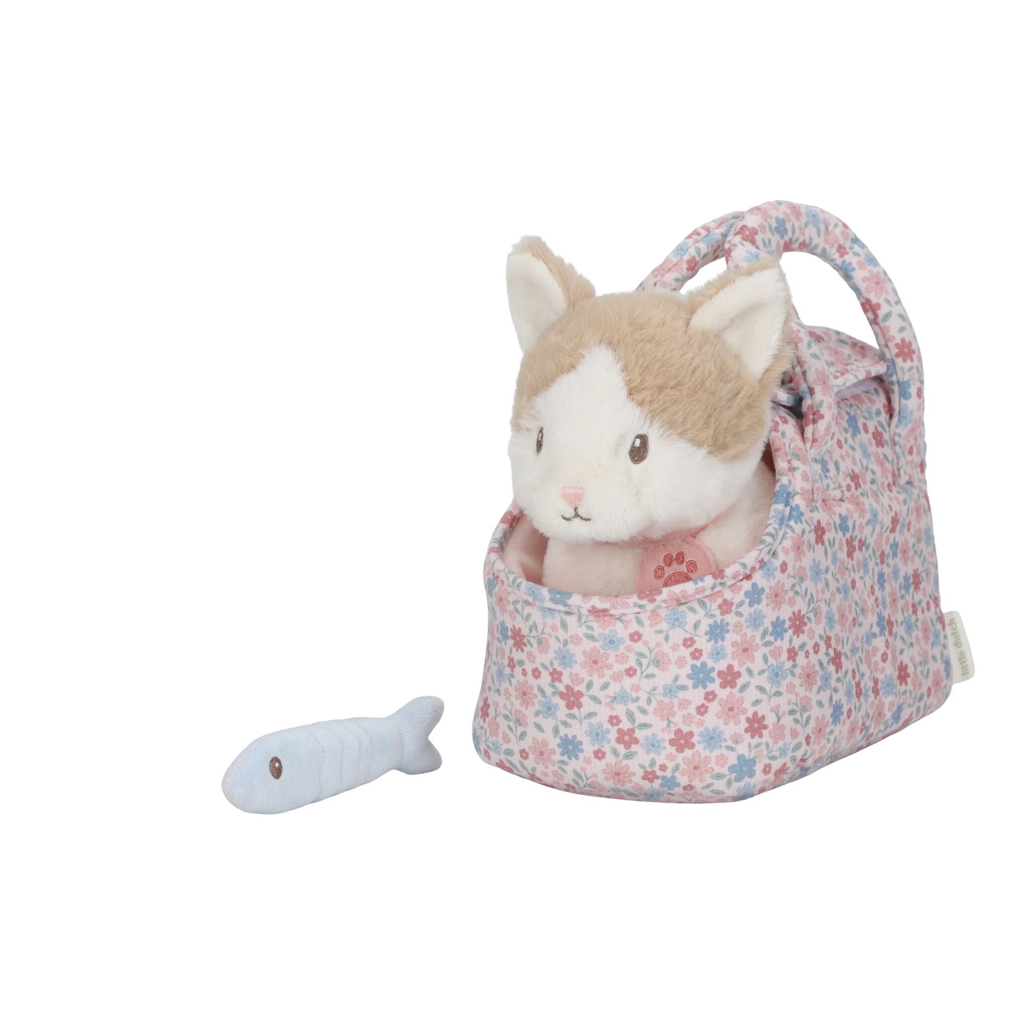 Little Dutch Cuddle Cat in Pink Carry Bag – Marley