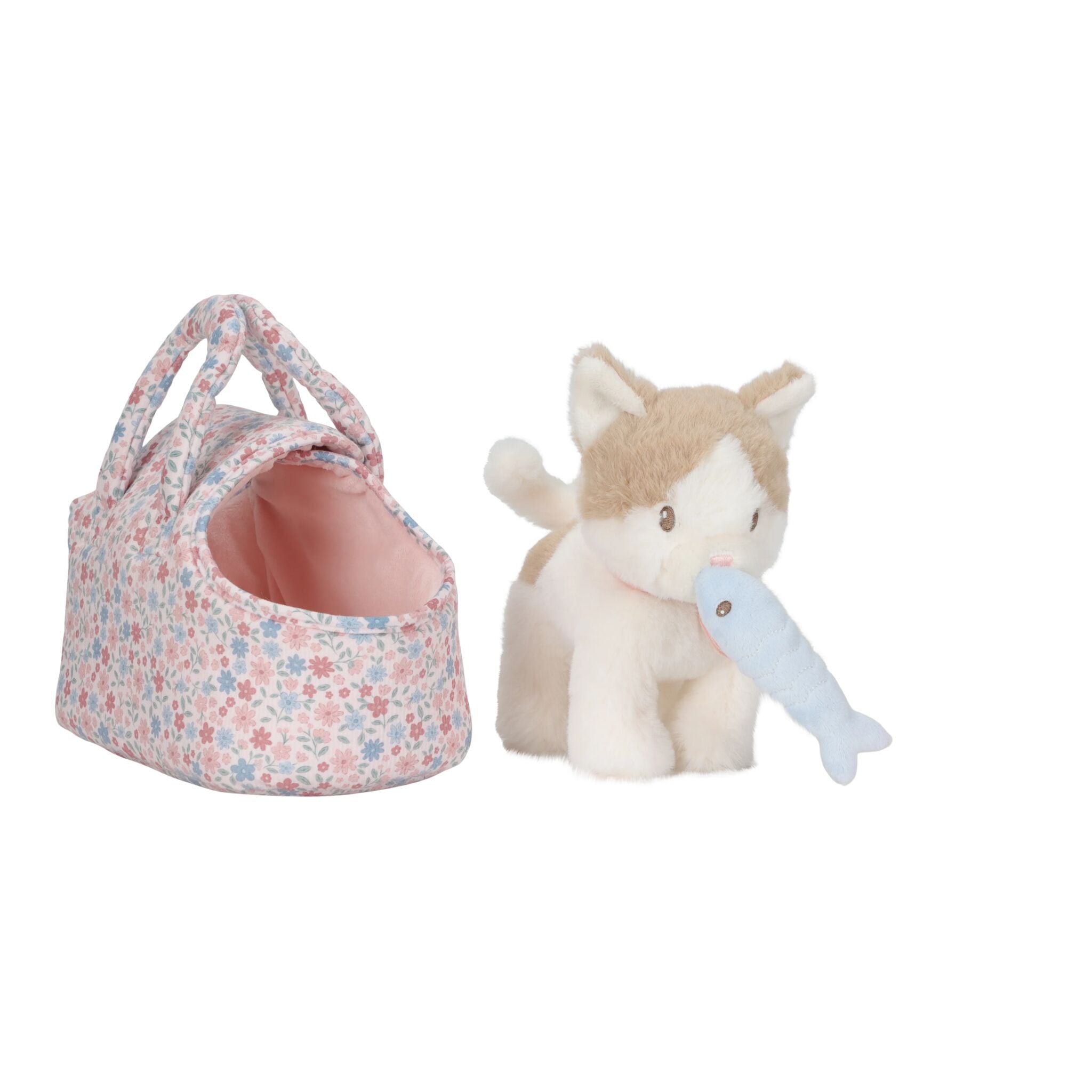 Little Dutch Cuddle Cat in Pink Carry Bag – Marley