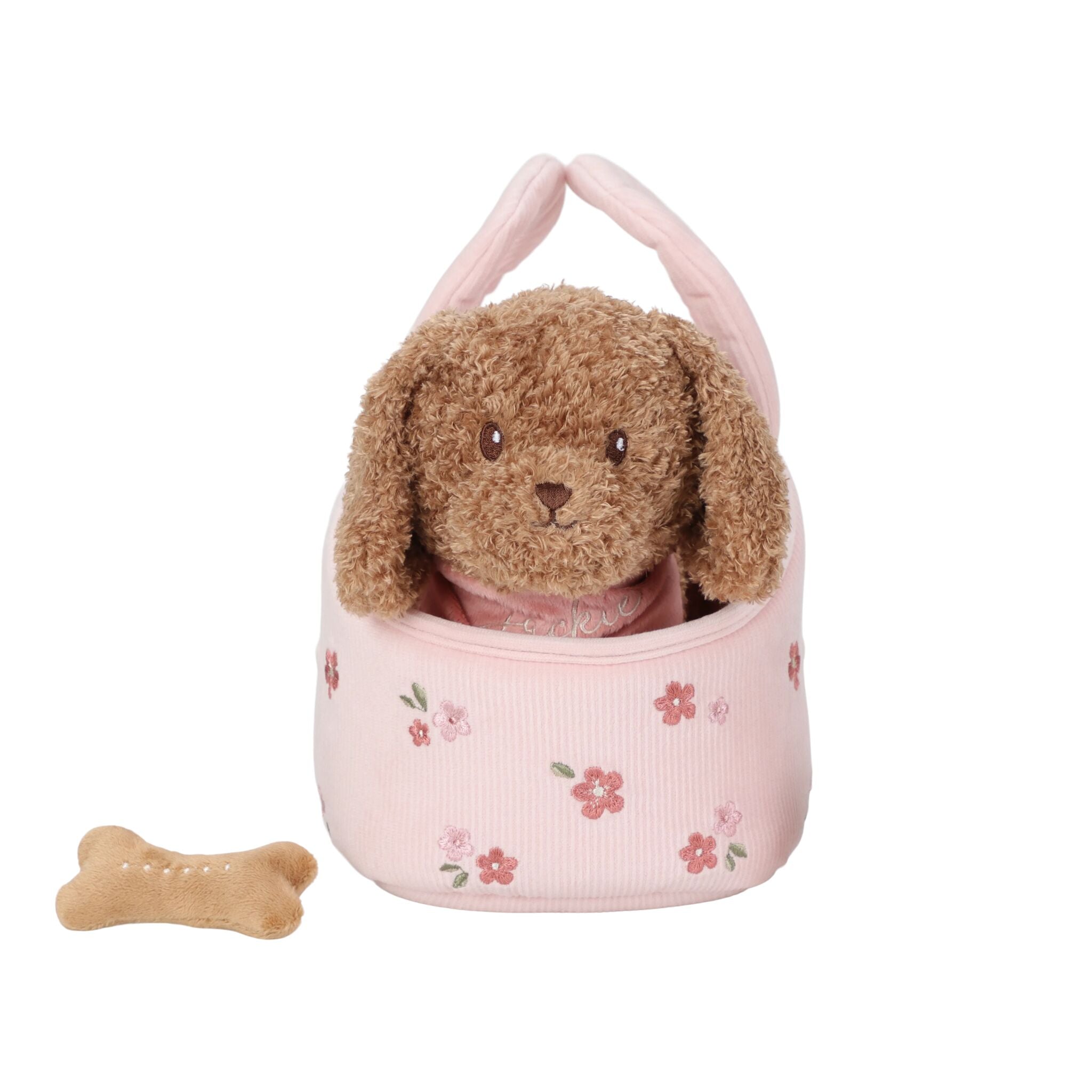 Little Dutch Cuddle Dog in Pink Carry Bag – Jackie