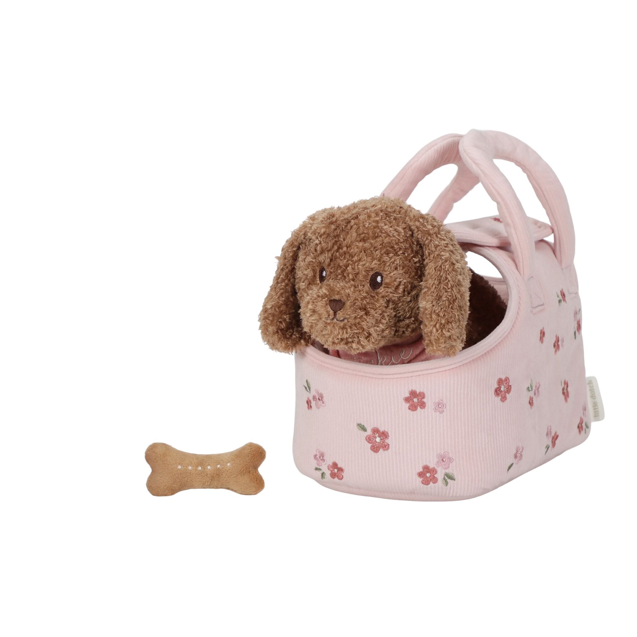 Little Dutch Cuddle Dog in Pink Carry Bag – Jackie