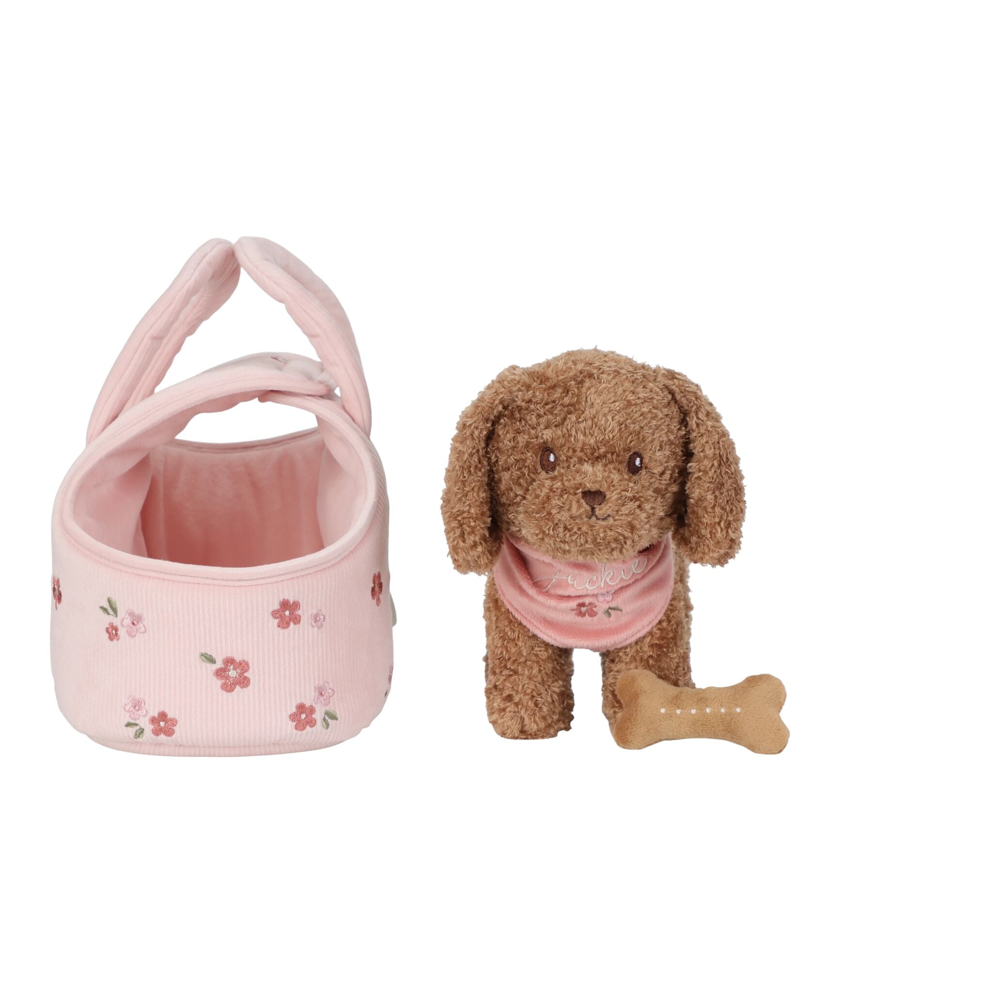 Little Dutch Cuddle Dog in Pink Carry Bag – Jackie