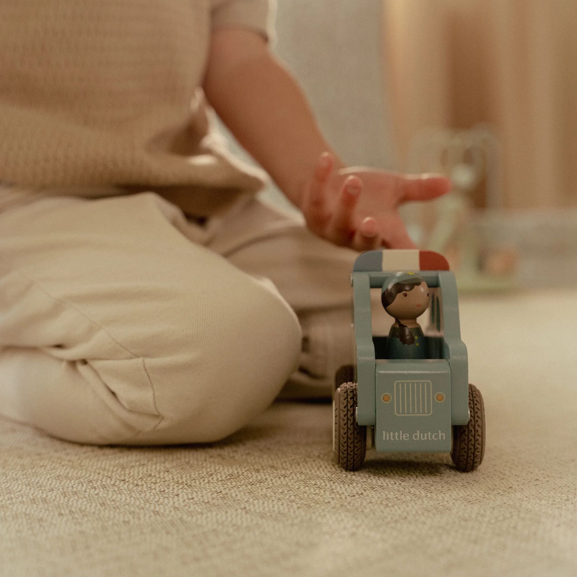 Little Dutch Wooden Police Car