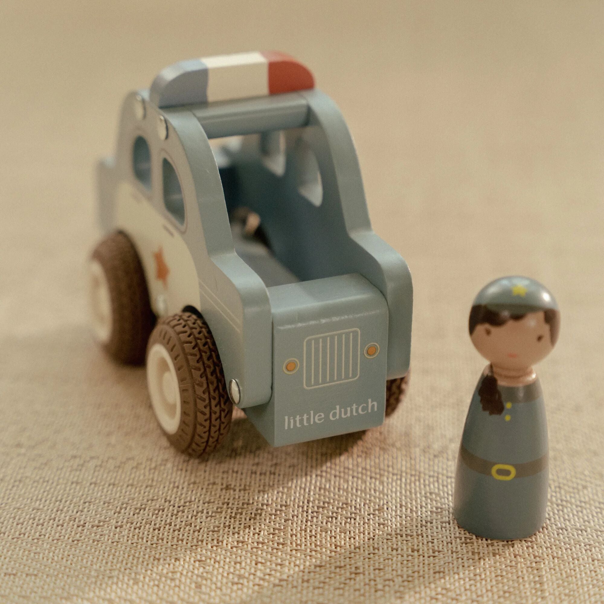Little Dutch Wooden Police Car