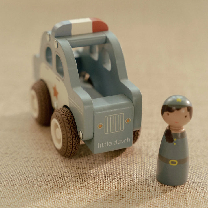 Little Dutch Wooden Police Car