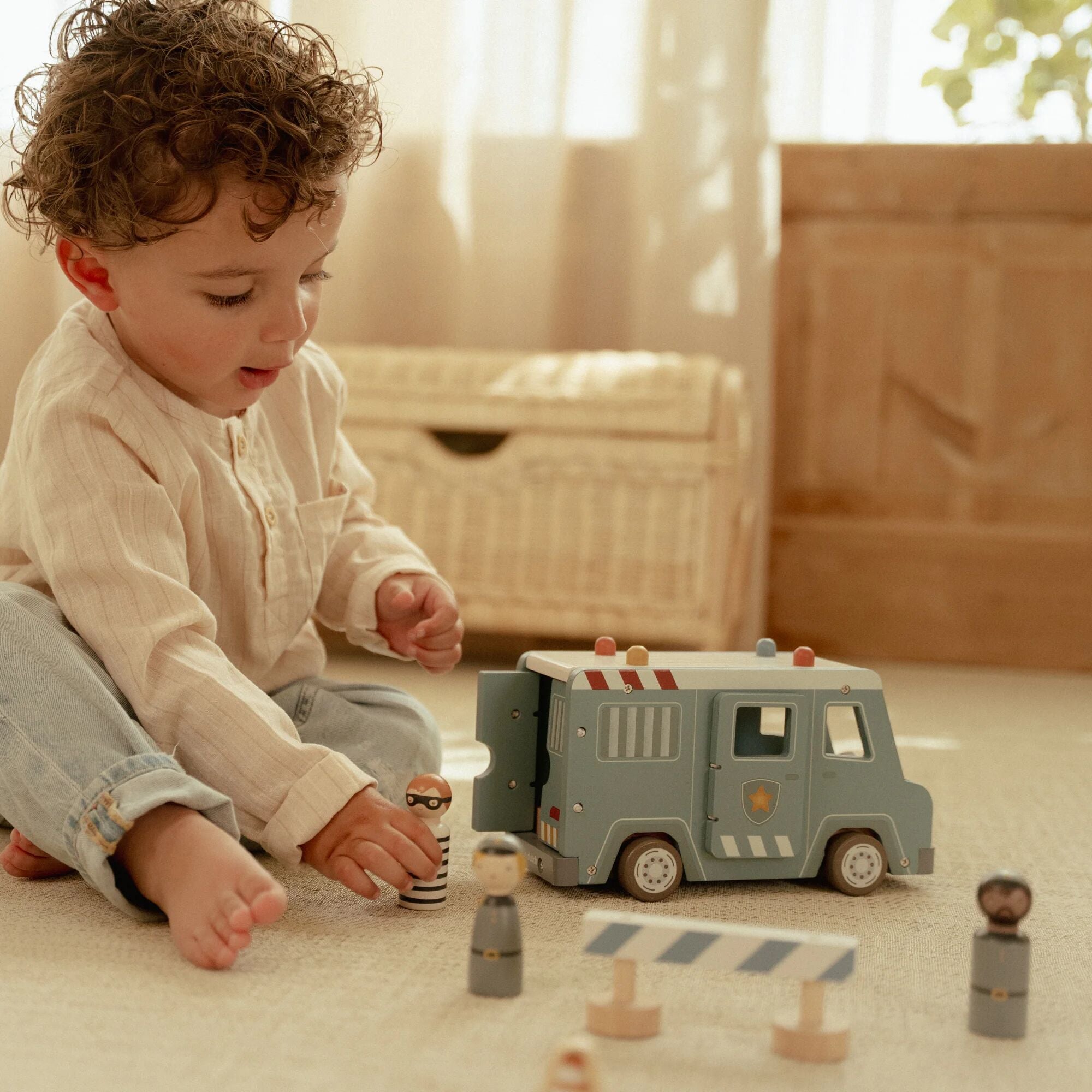 Little Dutch Police Van Playset