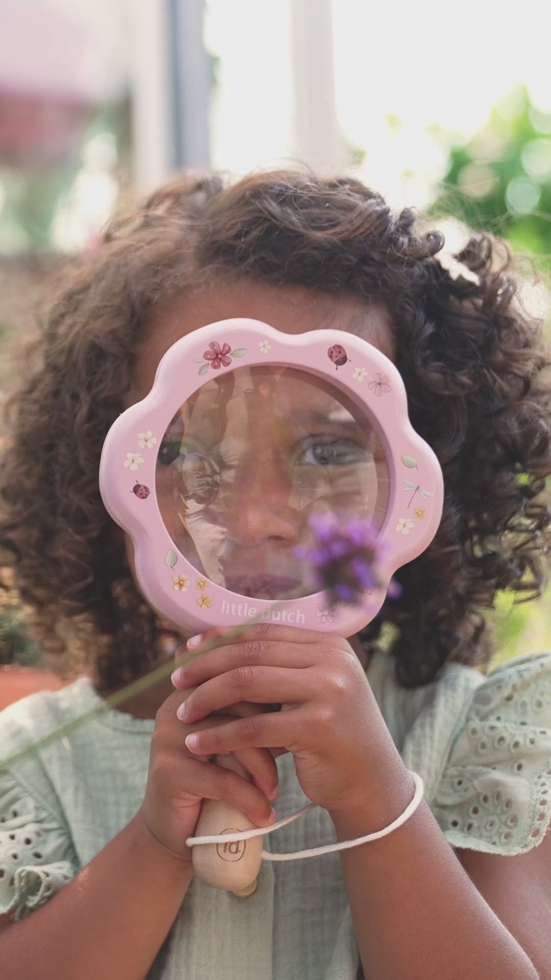 Little Dutch Wooden Garden Magnifying Glass – Fairy Garden
