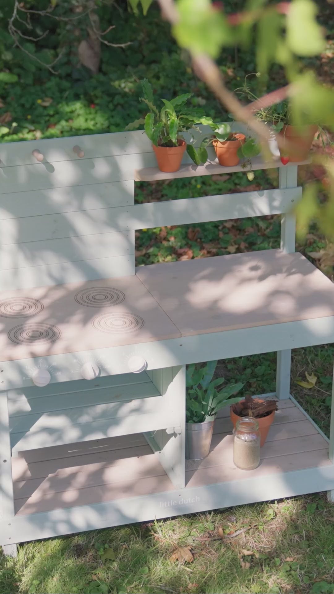 Little Dutch Wooden Outdoor Play Kitchen