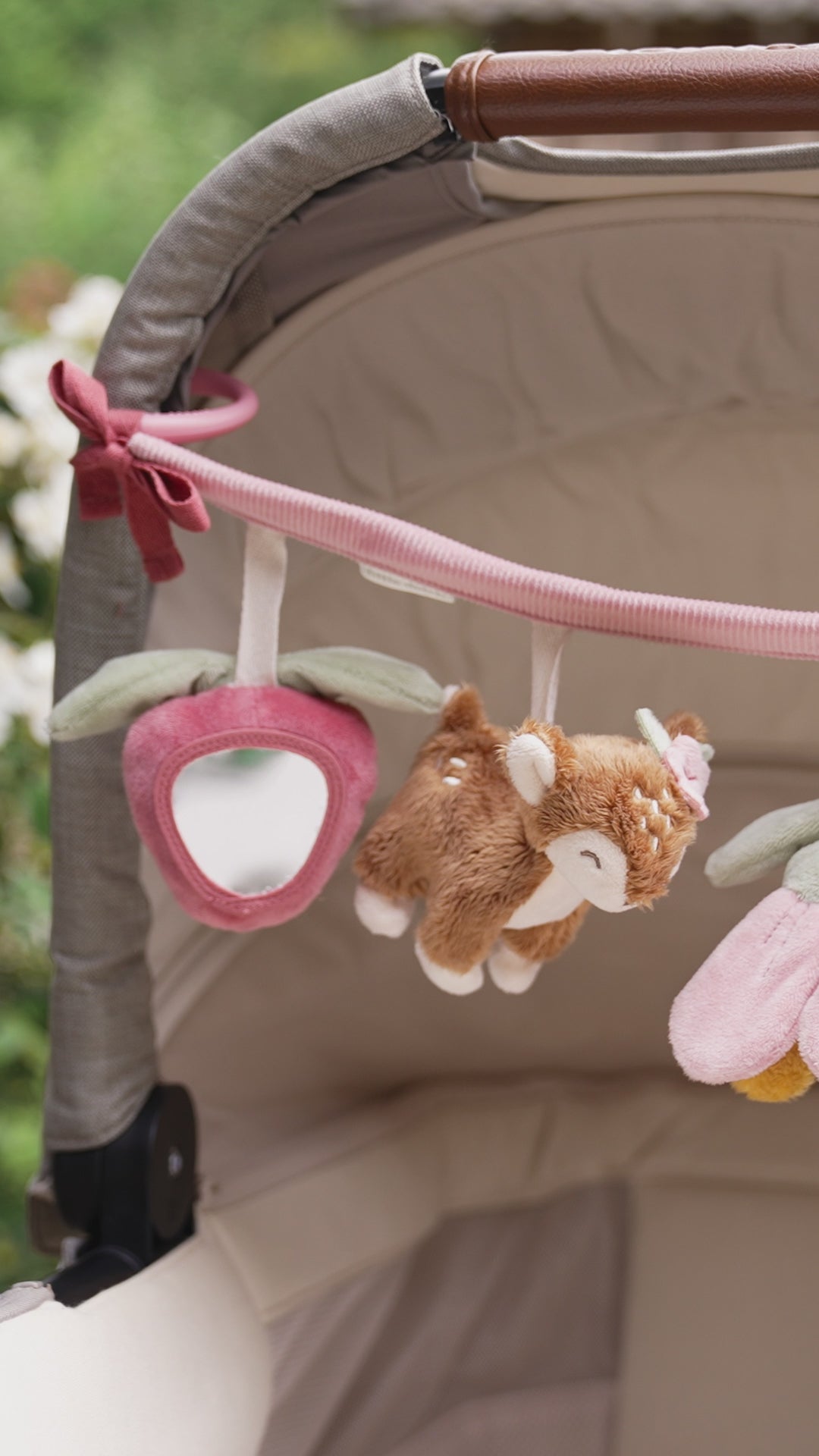 Little Dutch Soft Activity Pram Chain – Fairy Garden