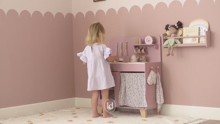 Little Dutch Wooden Play Kitchen – Pink