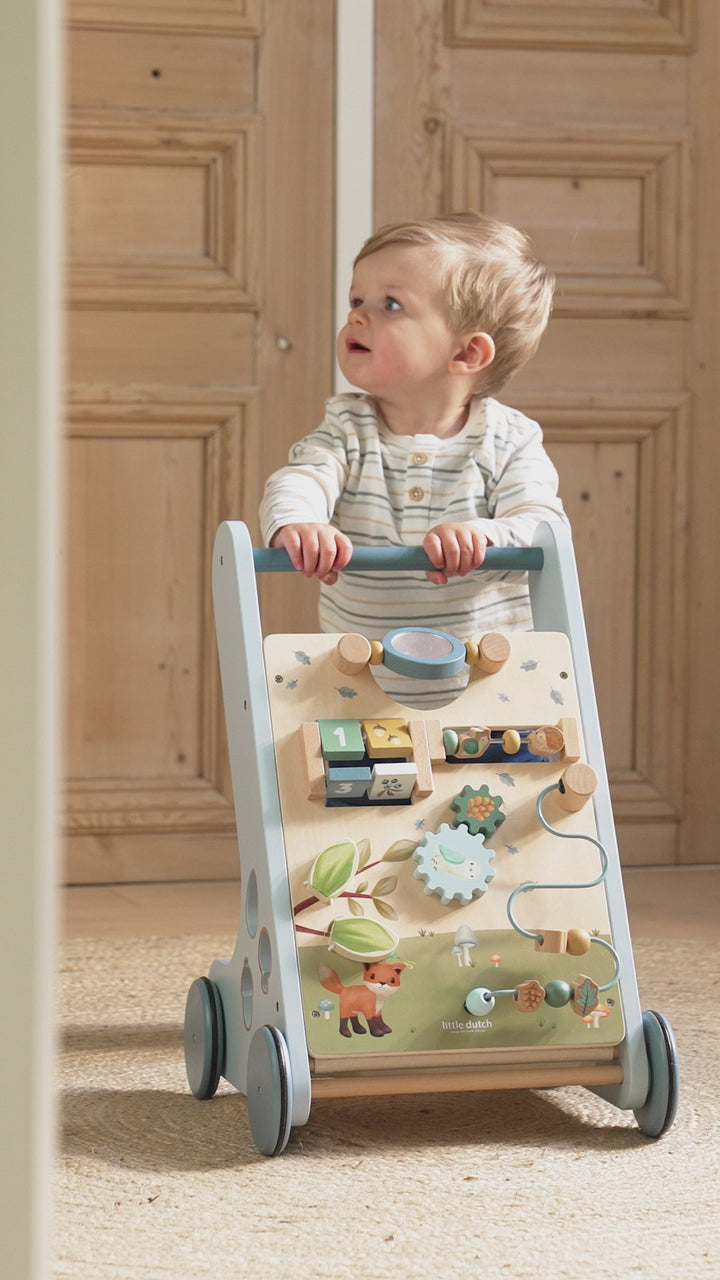 Little Dutch Multi-Activity Baby Walker – Forest Friends