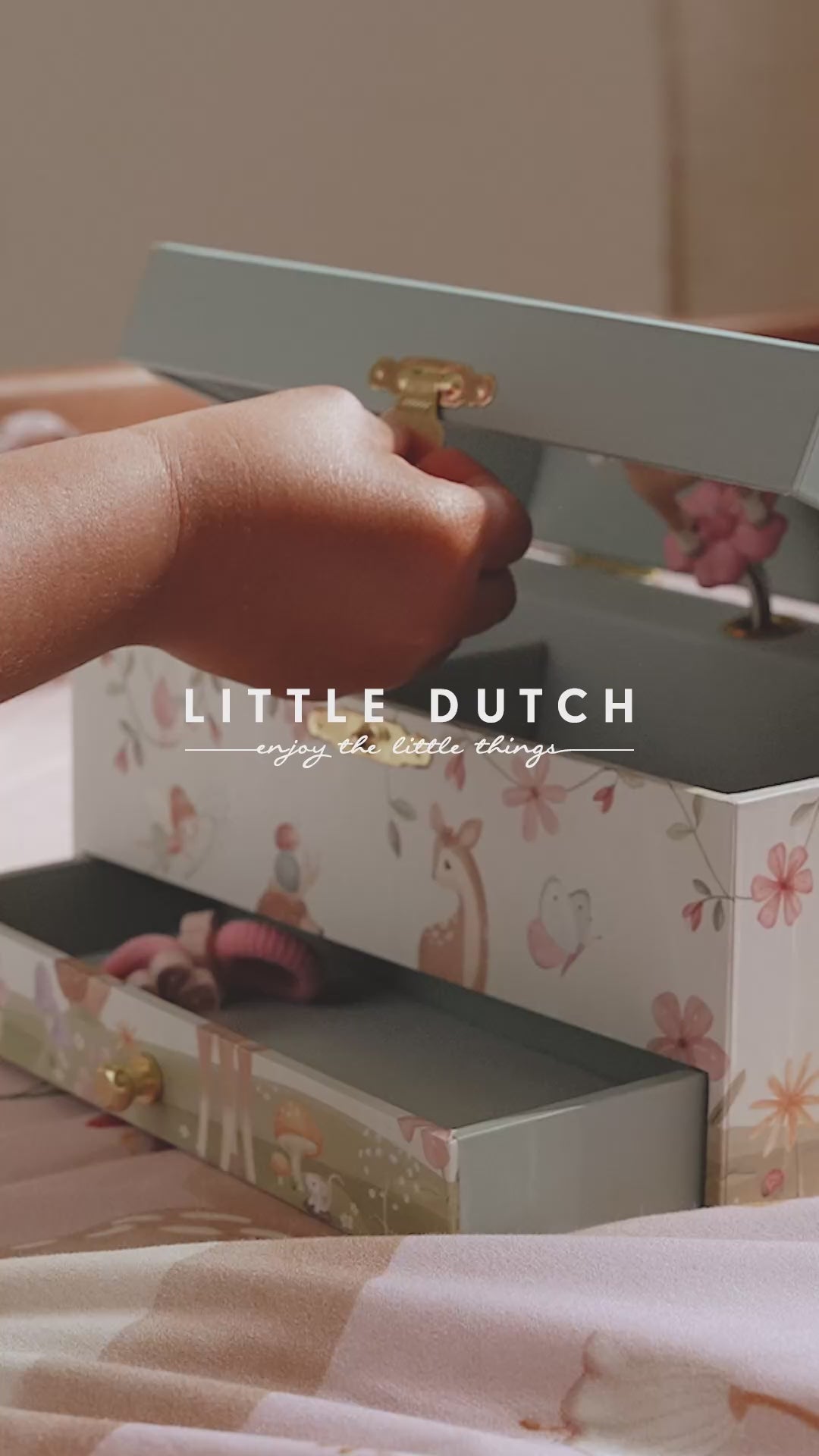 Little Dutch Musical Deer Jewellery Box – Fairy Garden