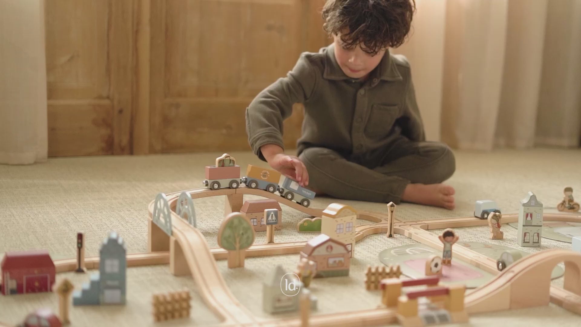 Little Dutch Train Track Playset XL