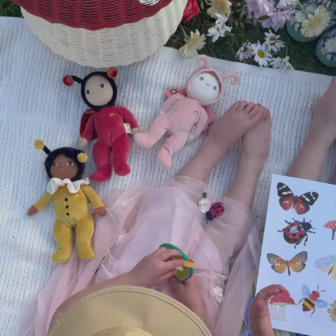 Olli Ella Backyard Buddies Dinky Dinkum Doll – Millie Moth