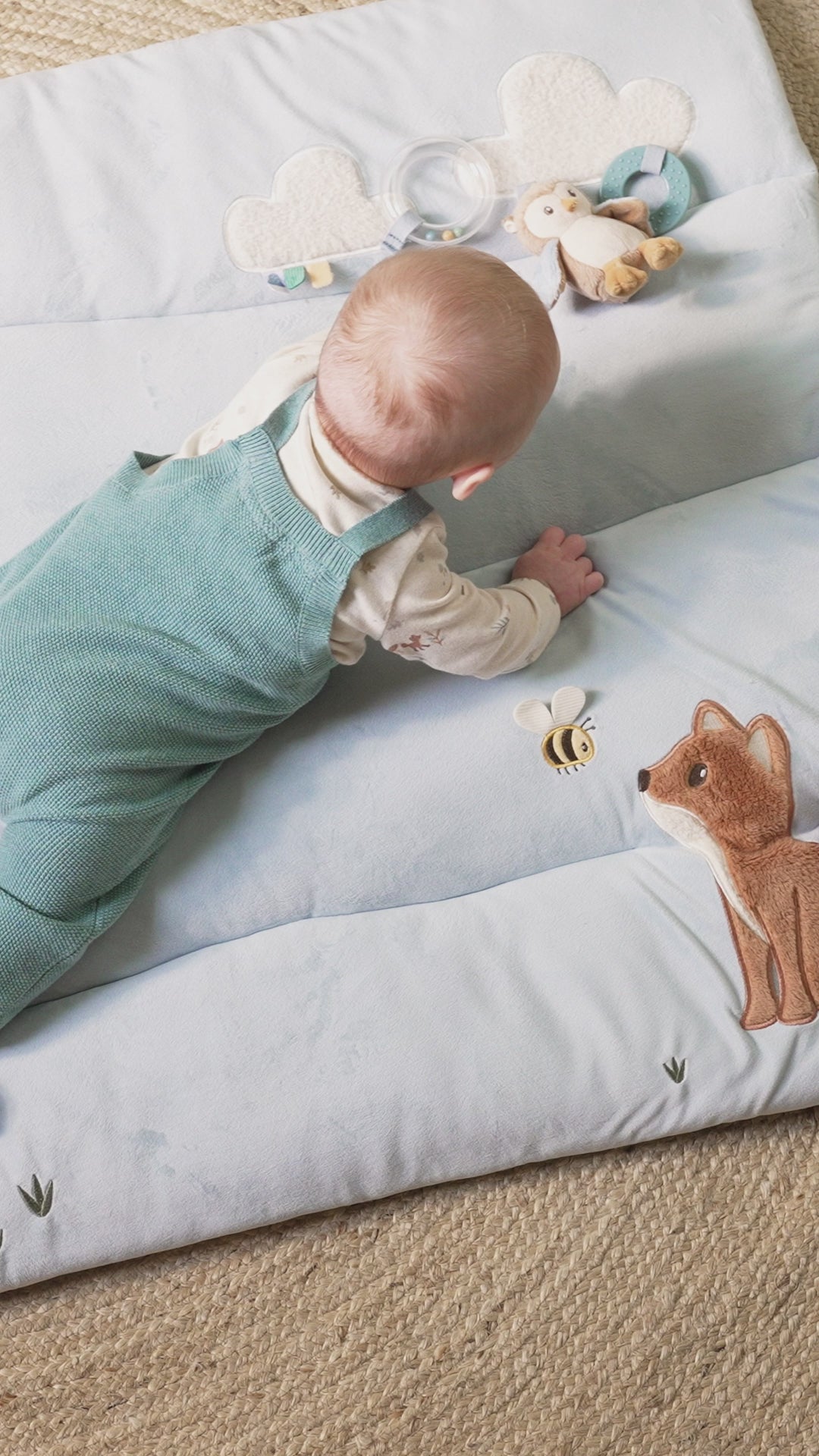 Little Dutch Soft Baby Playmat – Forest Friends