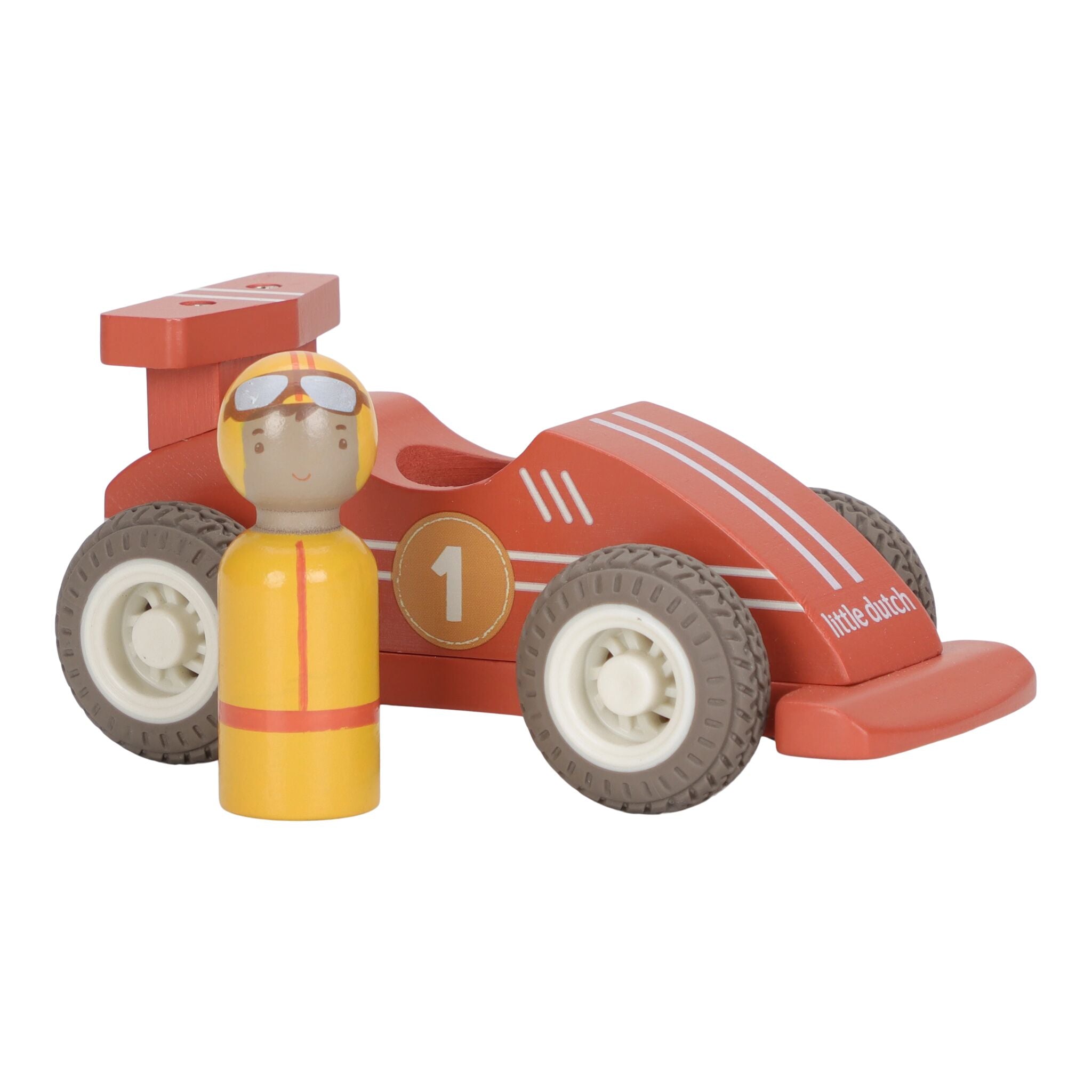 Little Dutch Wooden Pullback Race Cars