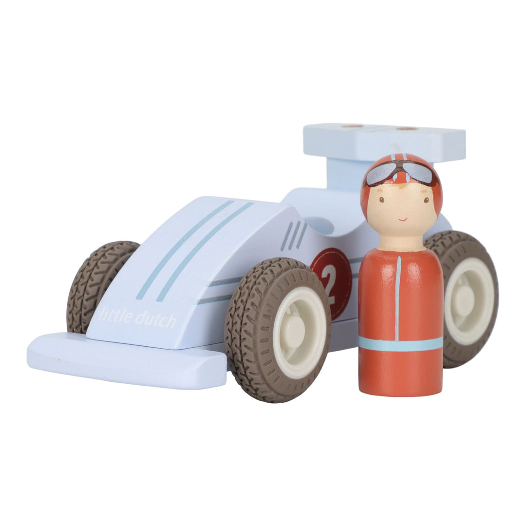 Little Dutch Wooden Pullback Race Cars