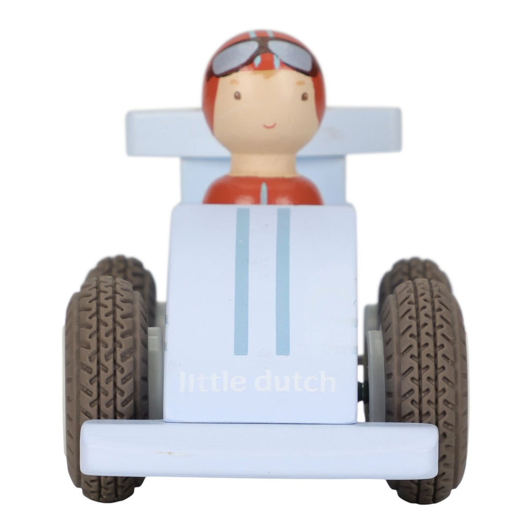 Little Dutch Wooden Pullback Race Cars