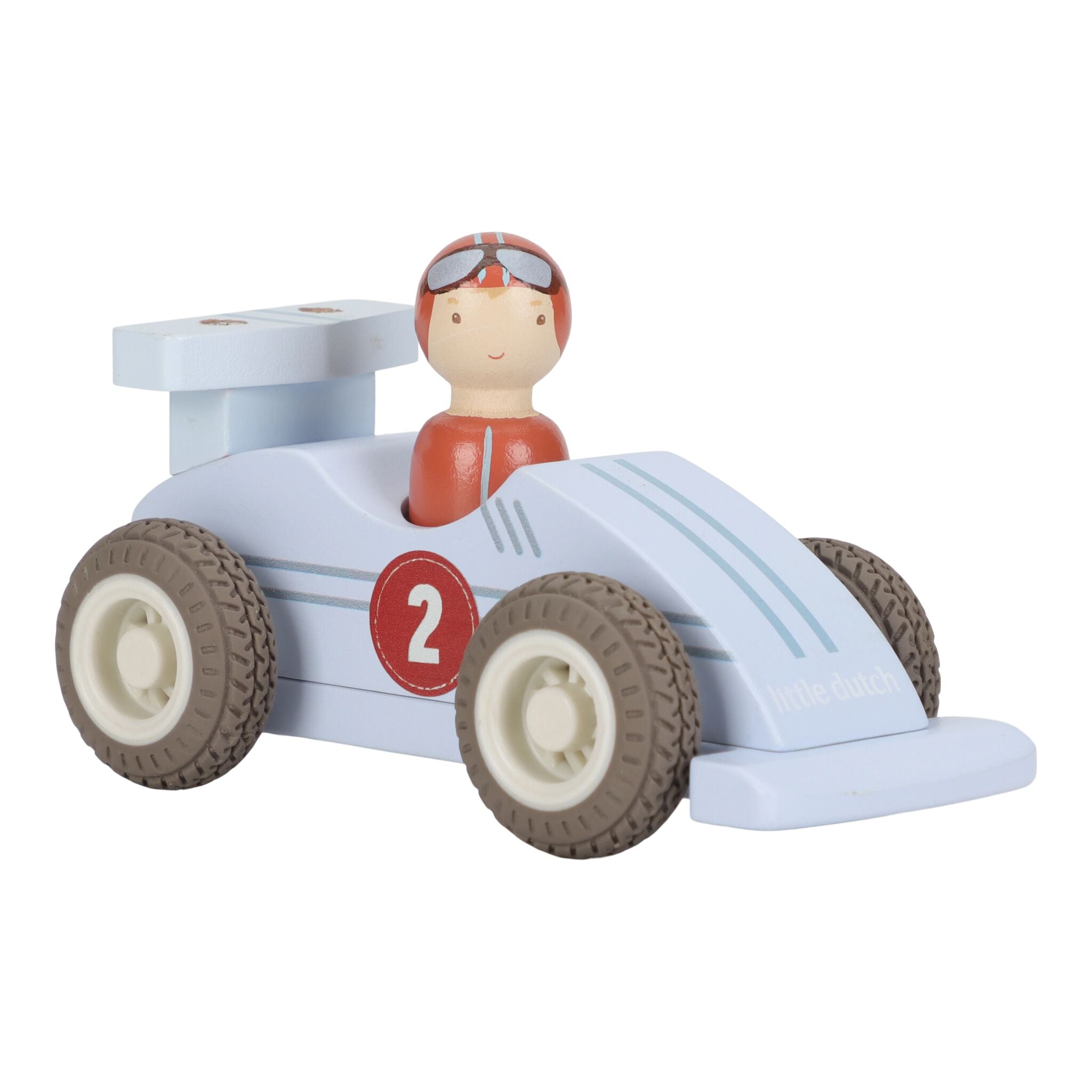 Little Dutch Wooden Pullback Race Cars