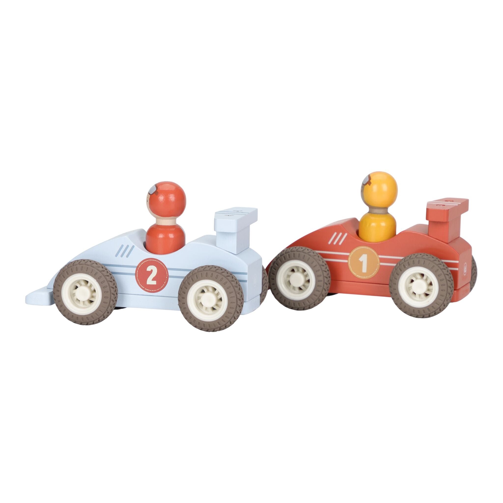 Little Dutch Wooden Pullback Race Cars