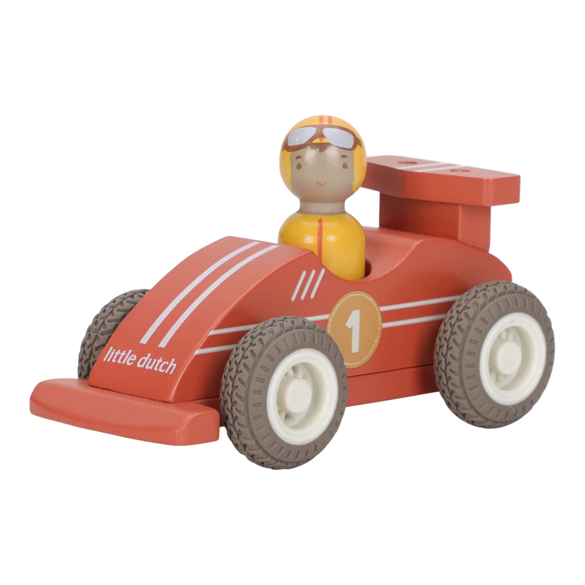 Little Dutch Wooden Pullback Race Cars