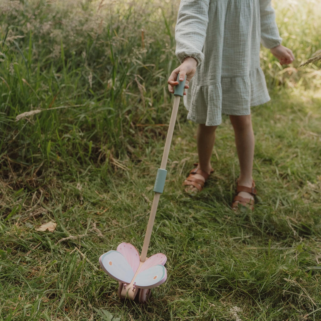 Little Dutch Push Along Butterfly Rattle – Fairy Garden