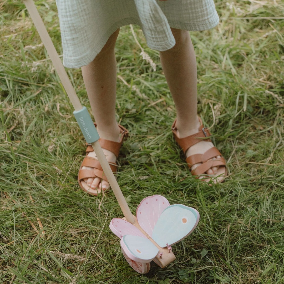 Little Dutch Push Along Butterfly Rattle – Fairy Garden