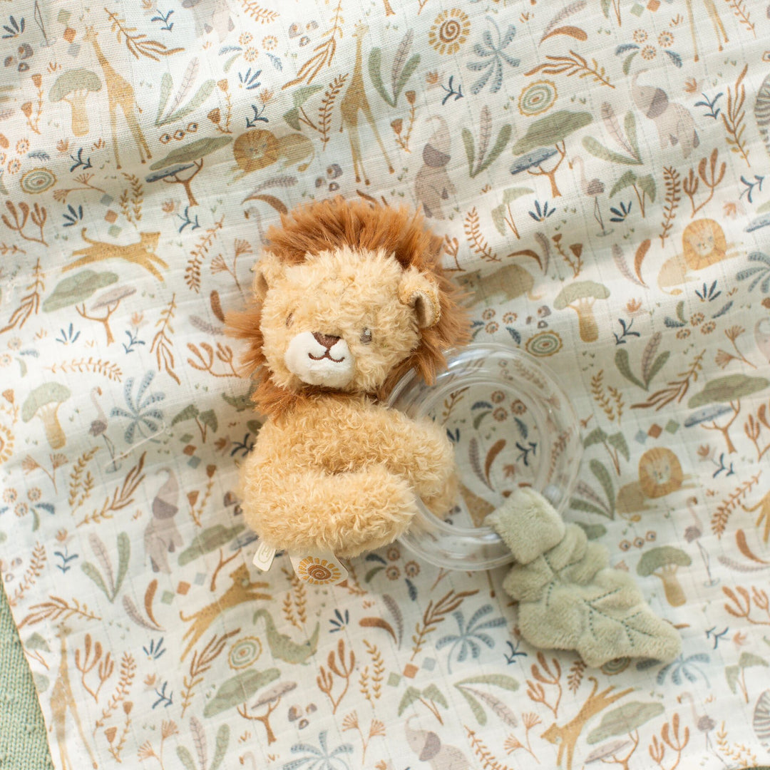 Little Dutch Safari Friends Ring Rattle – Lion