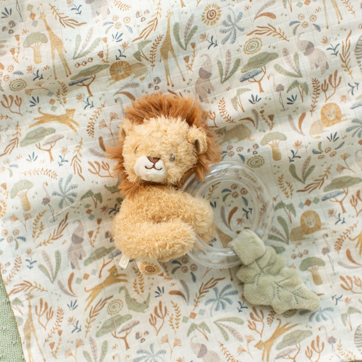 Little Dutch Safari Friends Ring Rattle – Lion