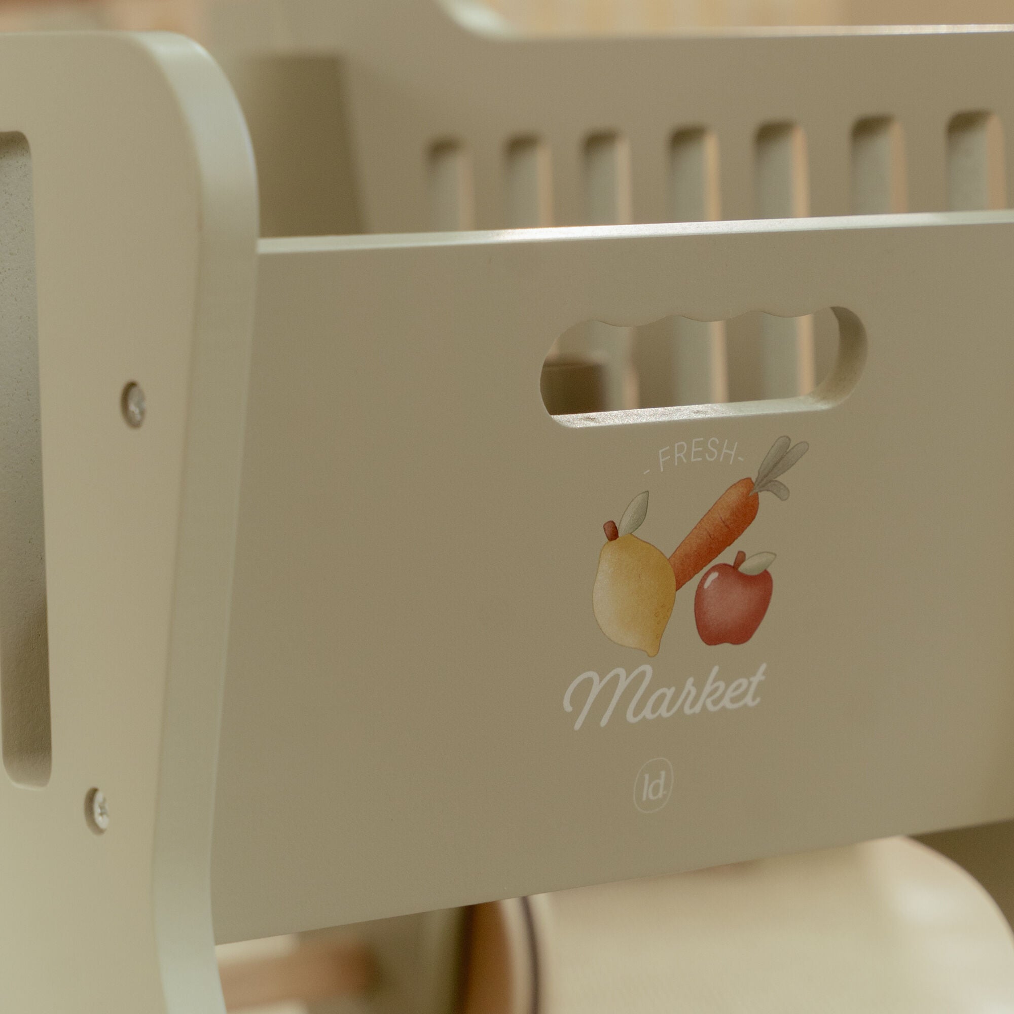 Little Dutch Wooden Shopping Trolley
