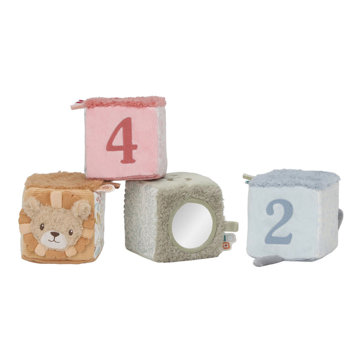 Little Dutch Soft Blocks – Safari Friends (Set of 4)