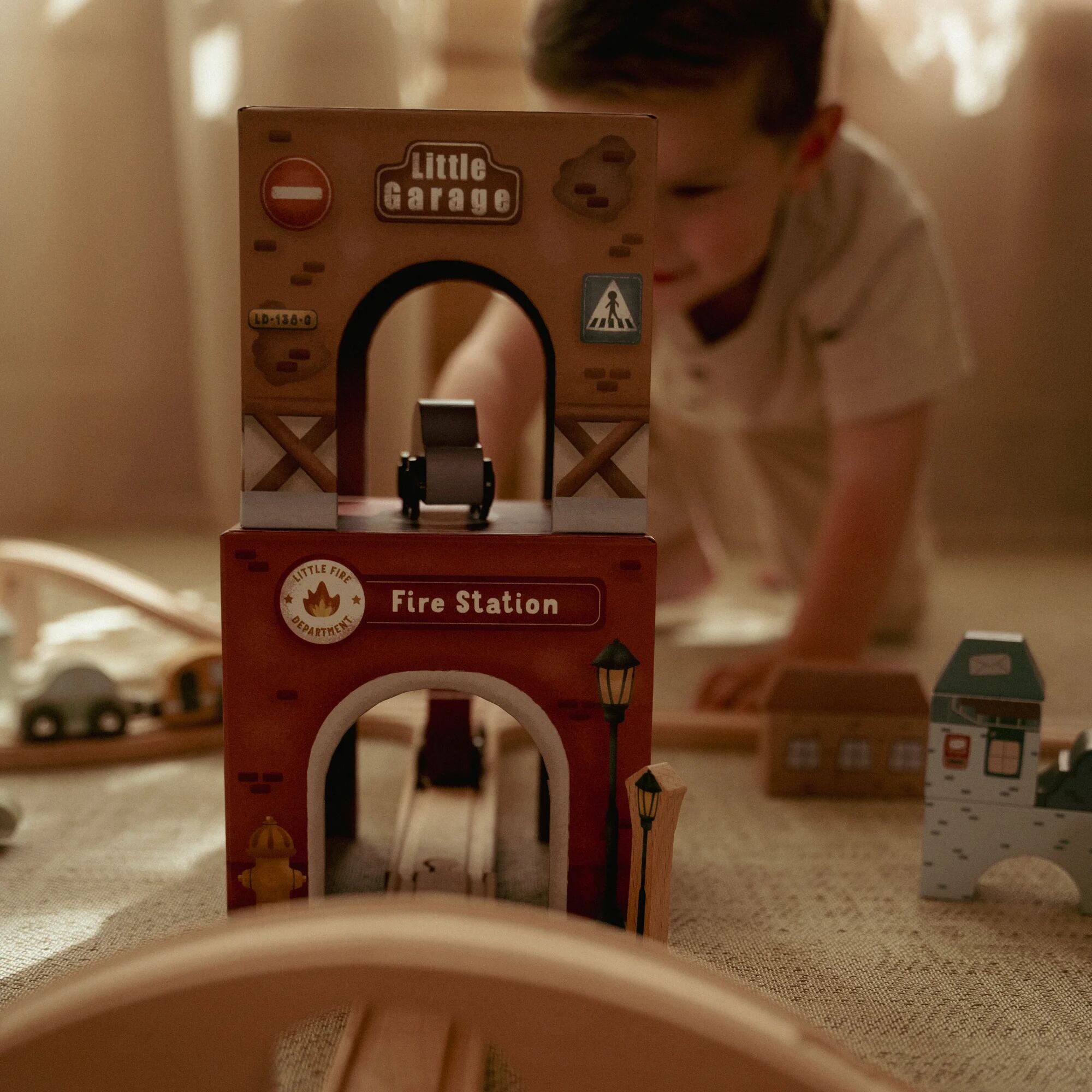 Little Dutch Stacking Blocks with Cars