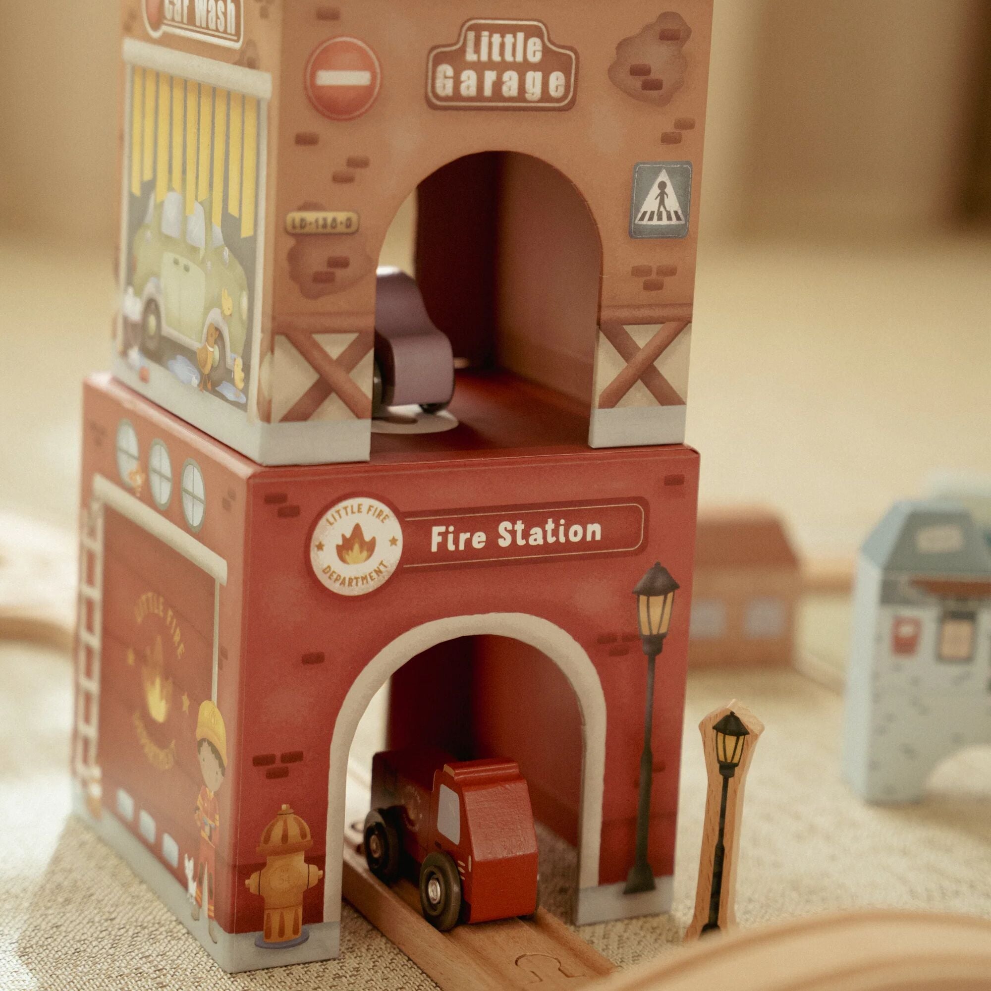 Little Dutch Stacking Blocks with Cars