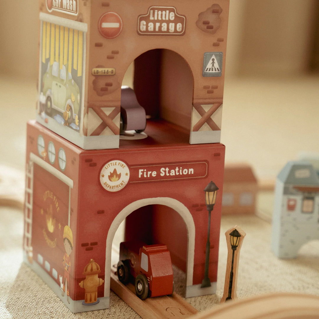 Little Dutch Stacking Blocks with Cars
