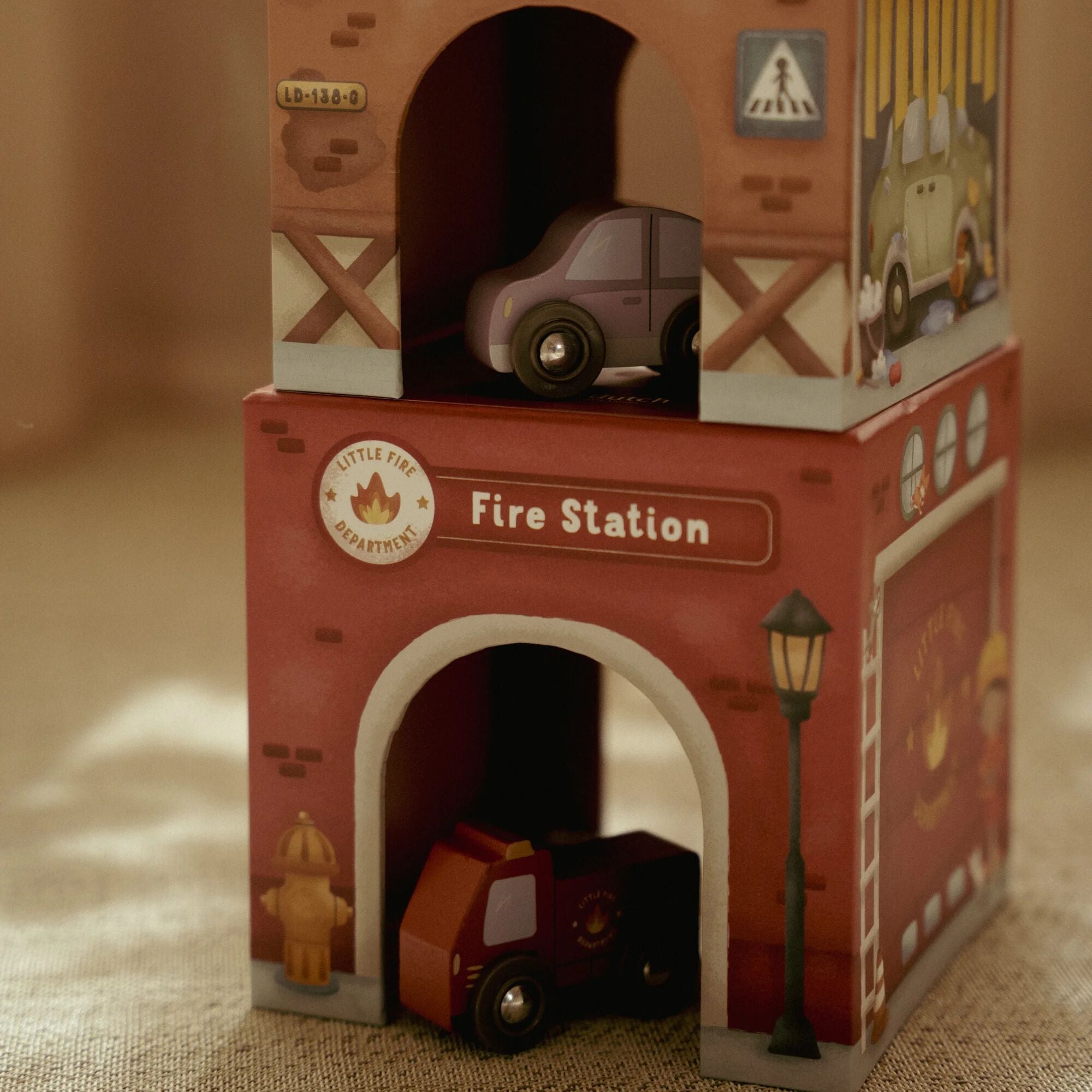 Little Dutch Stacking Blocks with Cars