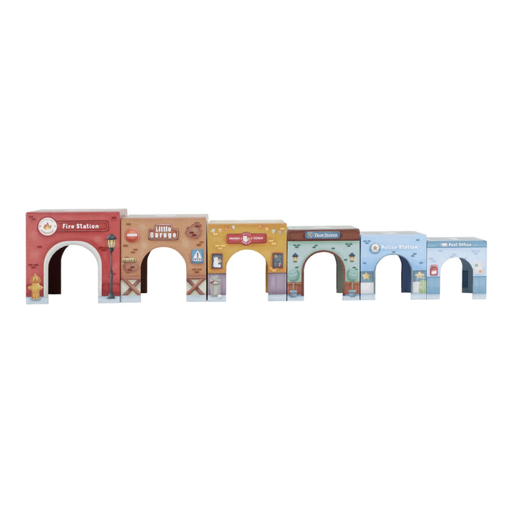 Little Dutch Stacking Blocks with Cars