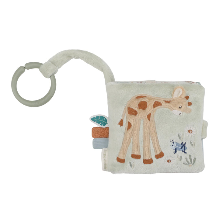 Little Dutch Soft Stroller Activity Book – Safari Friends