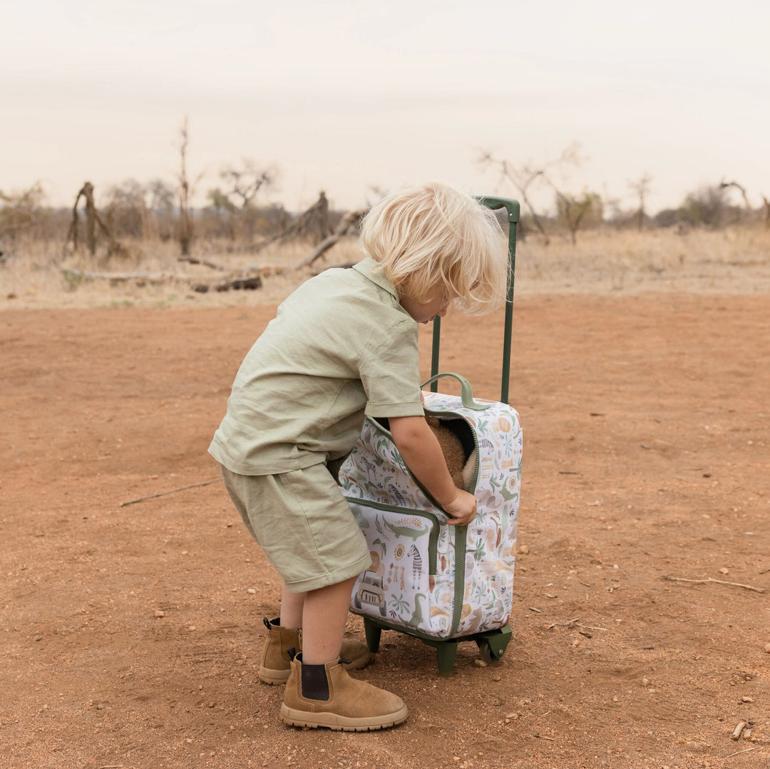 Little Dutch Kids Travel Suitcase – Safari Friends