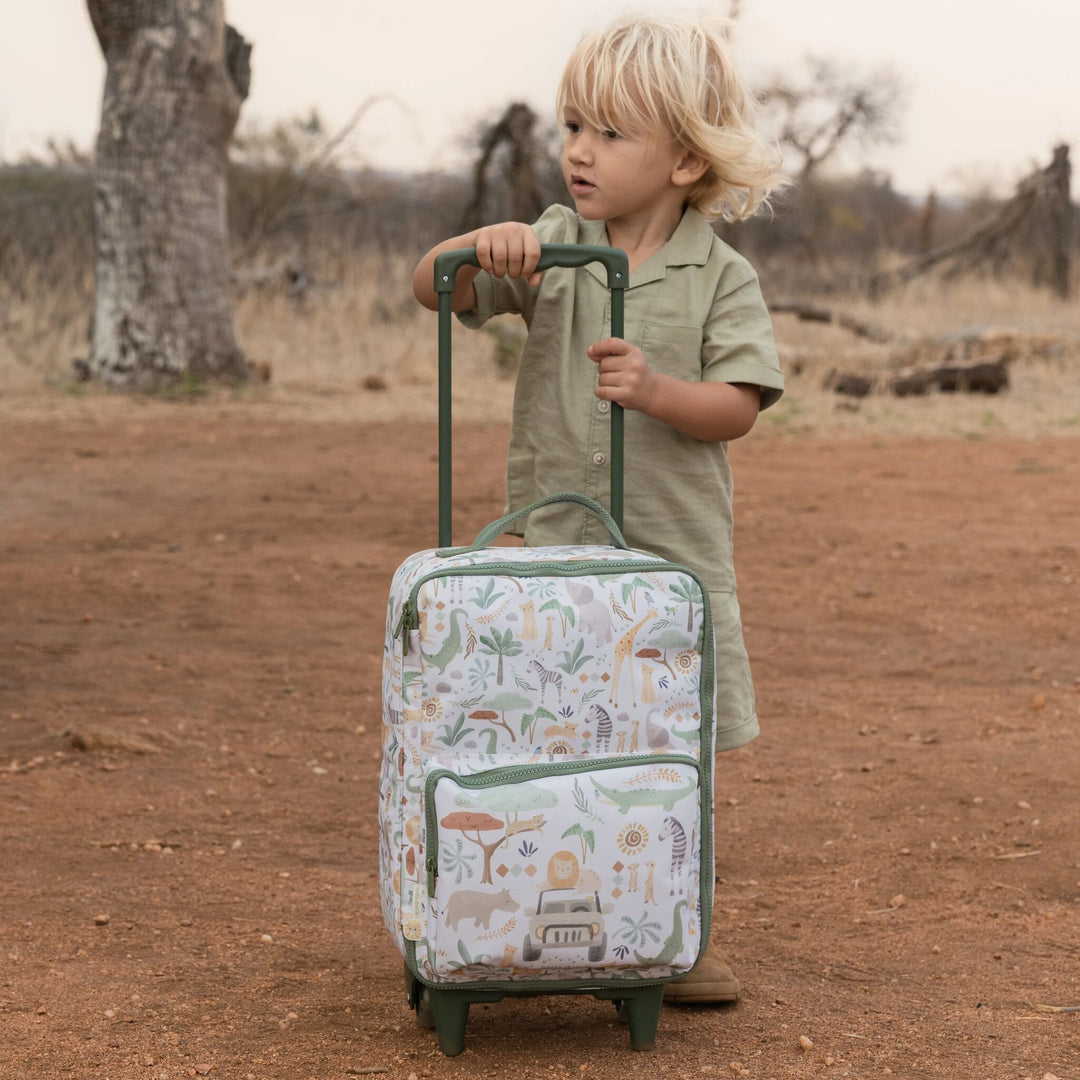 Little Dutch Kids Travel Suitcase – Safari Friends
