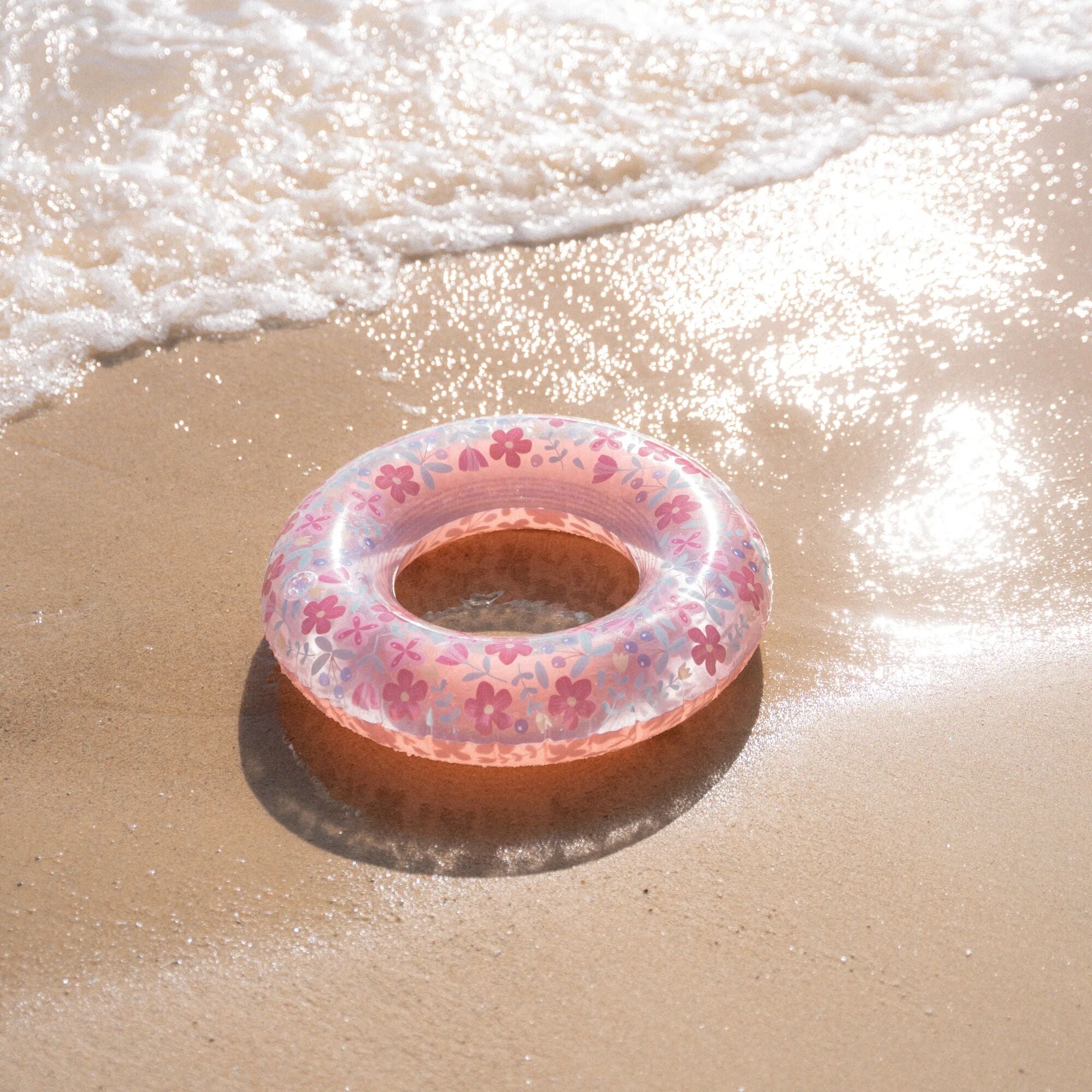 Little Dutch Inflatable Swim Ring – Pink Flowers