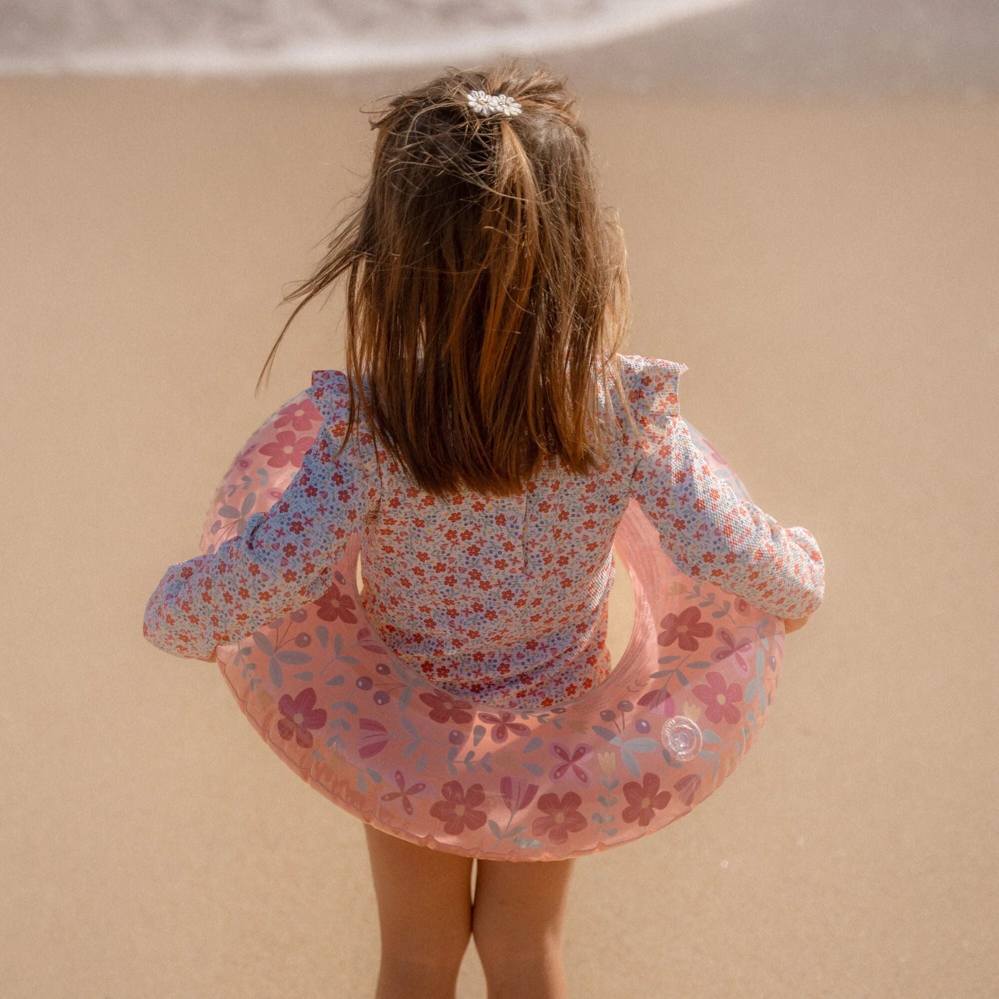 Little Dutch Inflatable Swim Ring – Pink Flowers